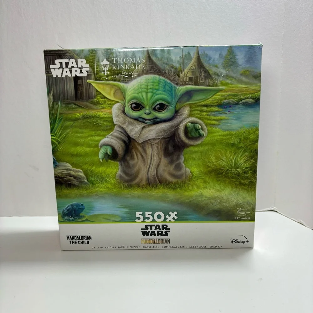 THOMAS KINKADE STUDIOS - MANDALORIAN - CHILD'S PLAY‎ - 500 PIECE PUZZLE NEW